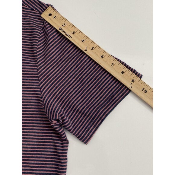 Faherty Movement Polo Shirt Men’s M Short Sleeve Soft Button Down Storm Stripe - Picture 16 of 16